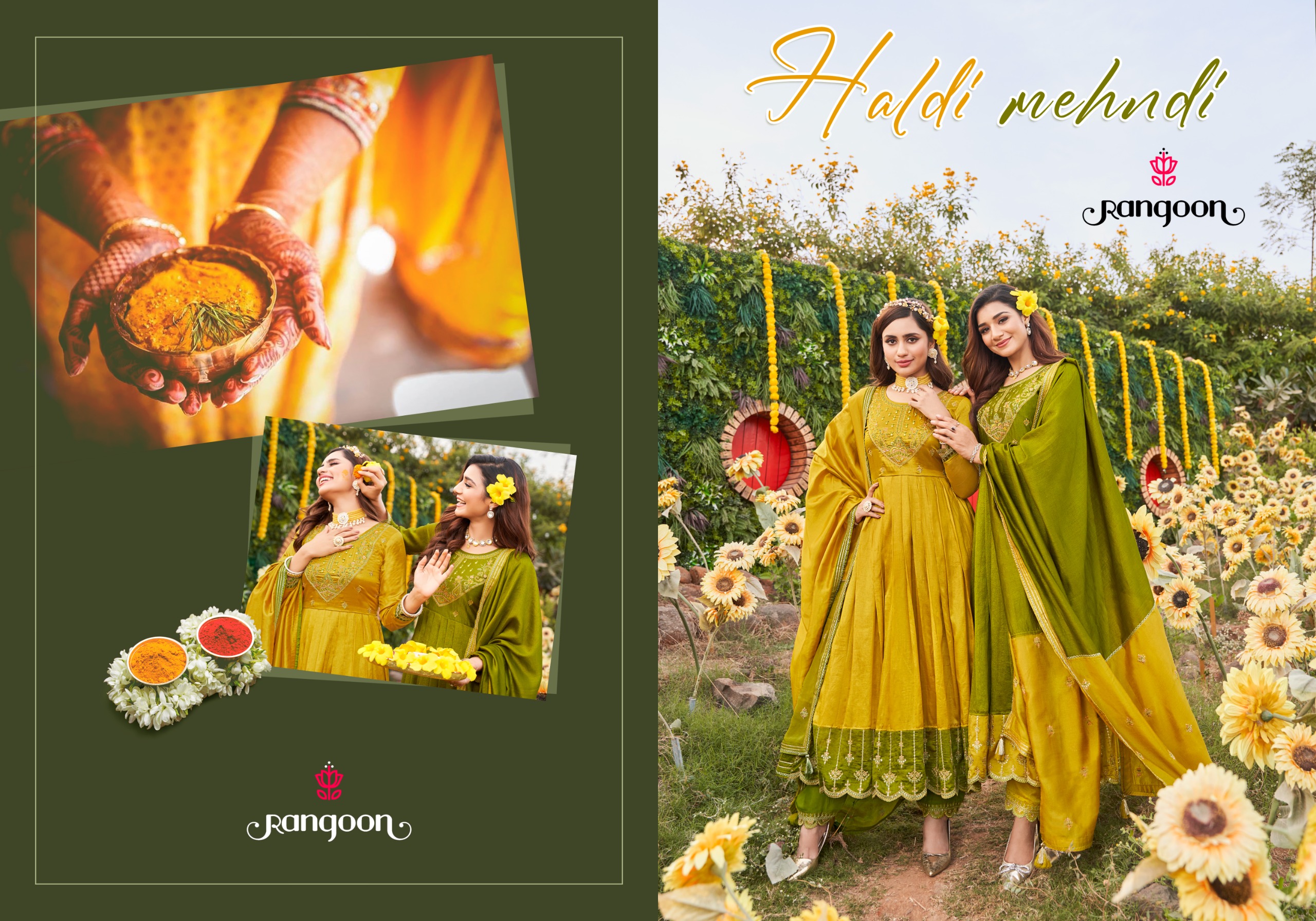 Rangoon kurti HALDI MEHNDI